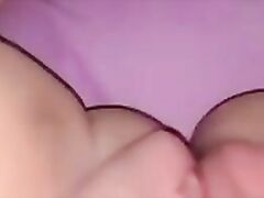White girl with WET pussy fingers herself