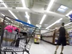 Huge Bbw Butt White Girl in Booty Shorts