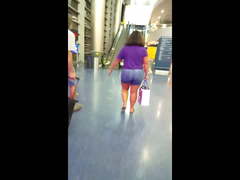 White BBW milf at airport 1