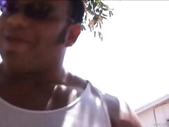 Marsha Thick is a chubby amateur who has absolutely massive tits, a hairy pussy and a lust for black cock.