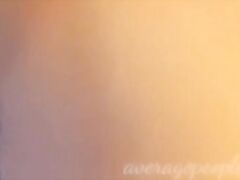 chubby MILF with wet pussy fucked from behind, orgasm with cumshot on ass