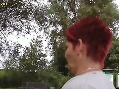 Annadevot - In WHITE SWIMSUIT in the lake