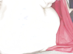 SSBBW with BIG Belly Rides a Vibrator